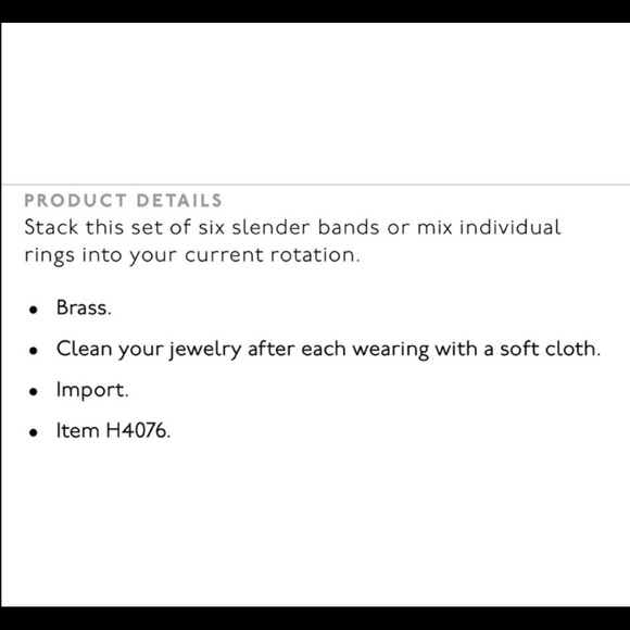 Madewell delicate stacking ring set - Picture 3 of 8